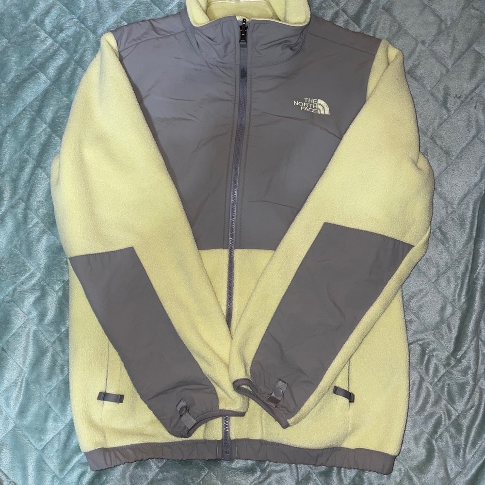 North face yellow jacket